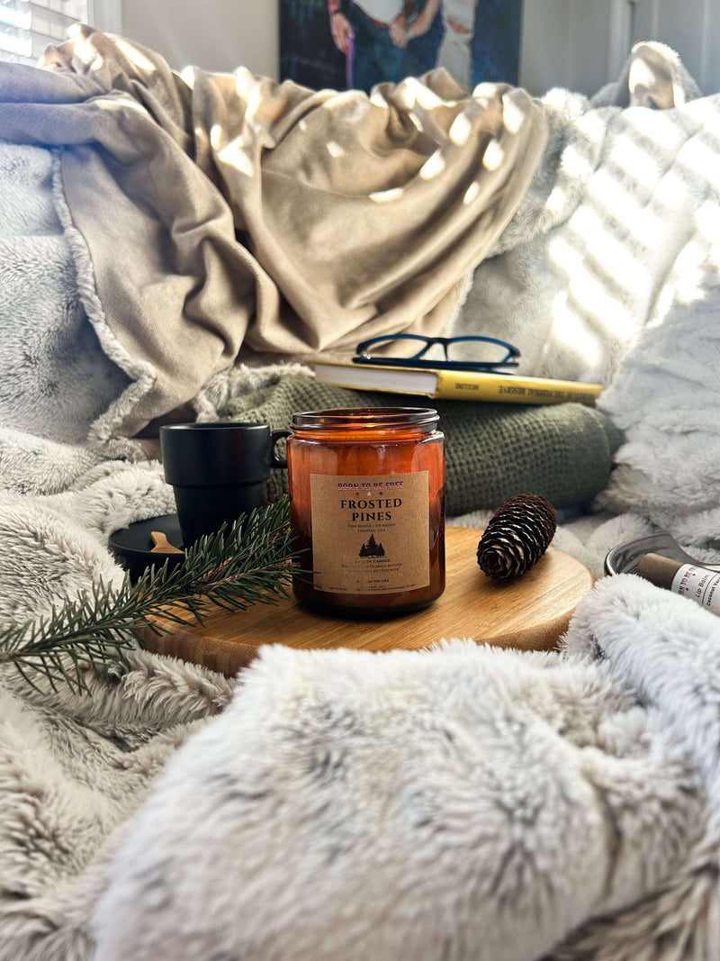 Frosted Pines Seasonal Tallow Candle-zoom-