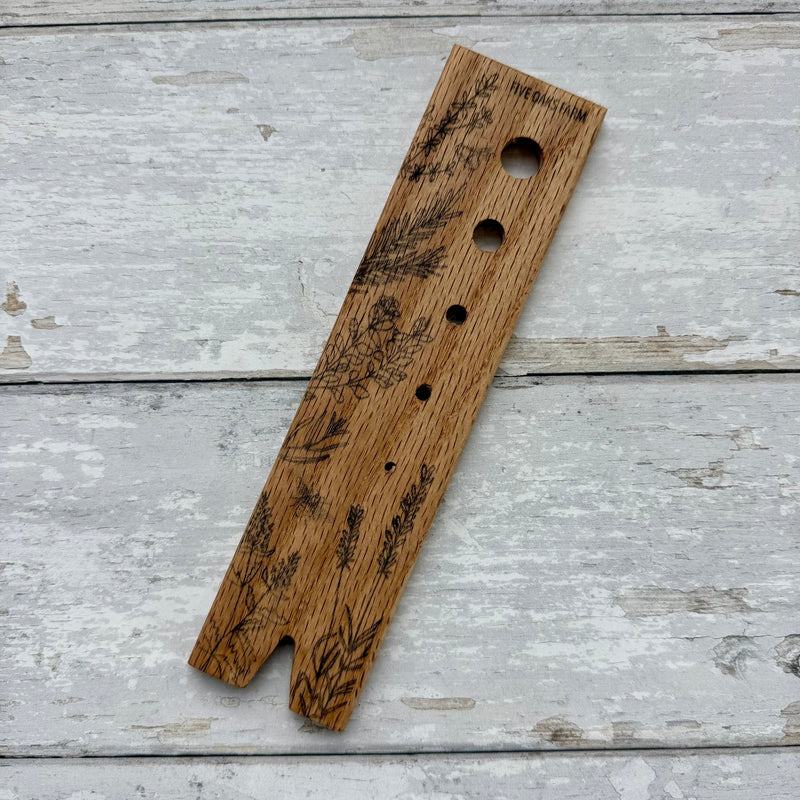 Wooden Herb Stripper | Handmade Kitchen Tool-zoom-