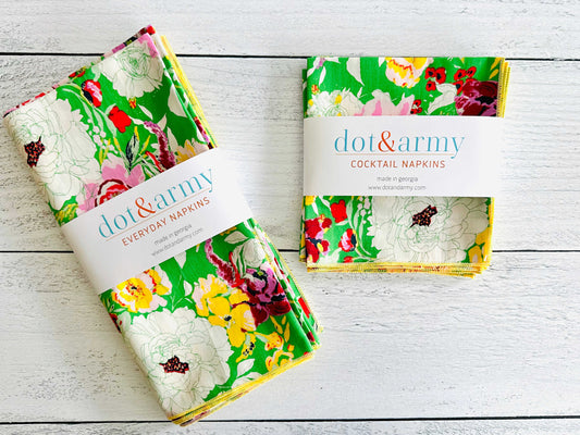 Terrace Garden Cloth Napkins | Set of Four