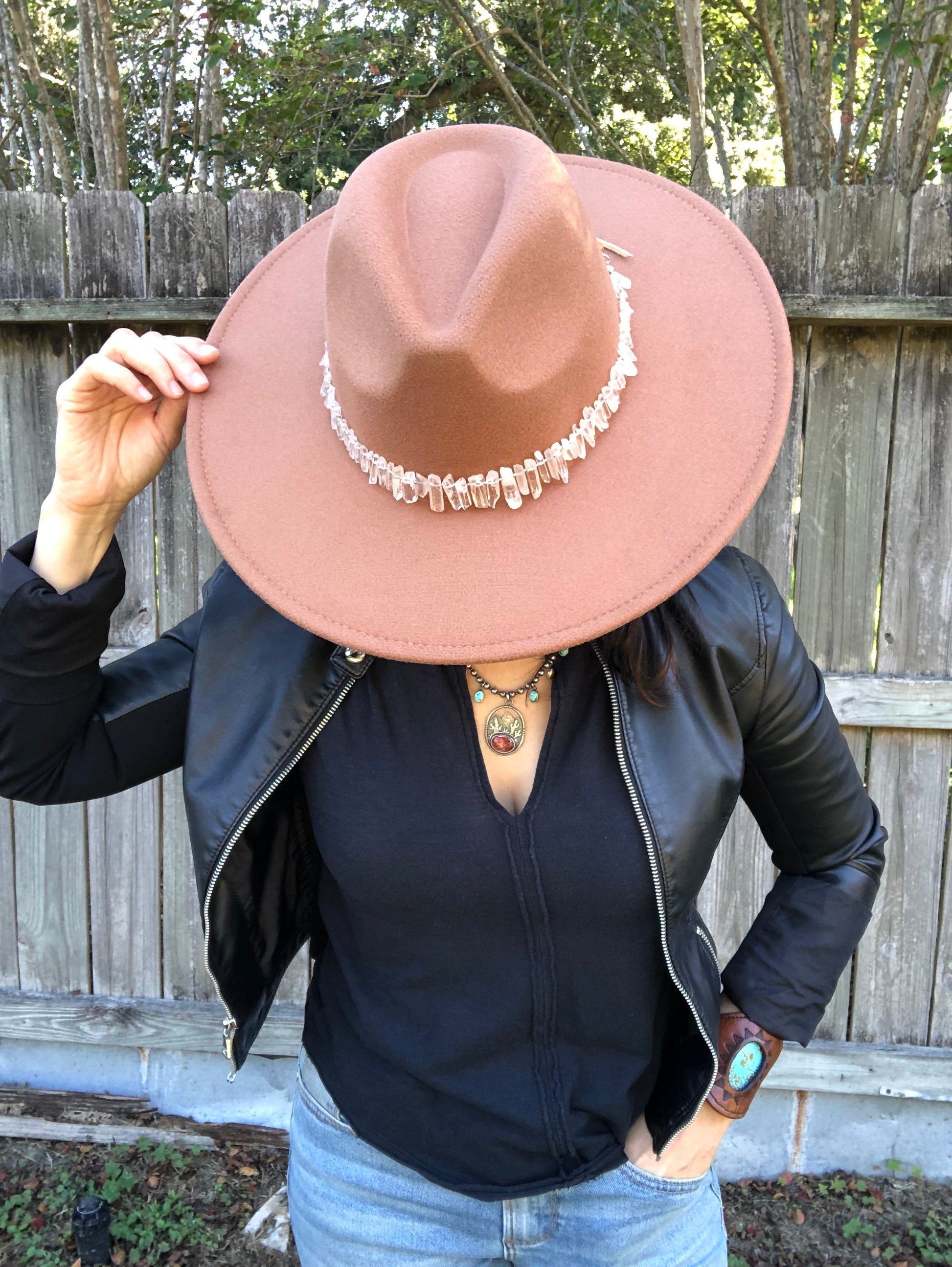 Crystal Gemstone Hatband-4