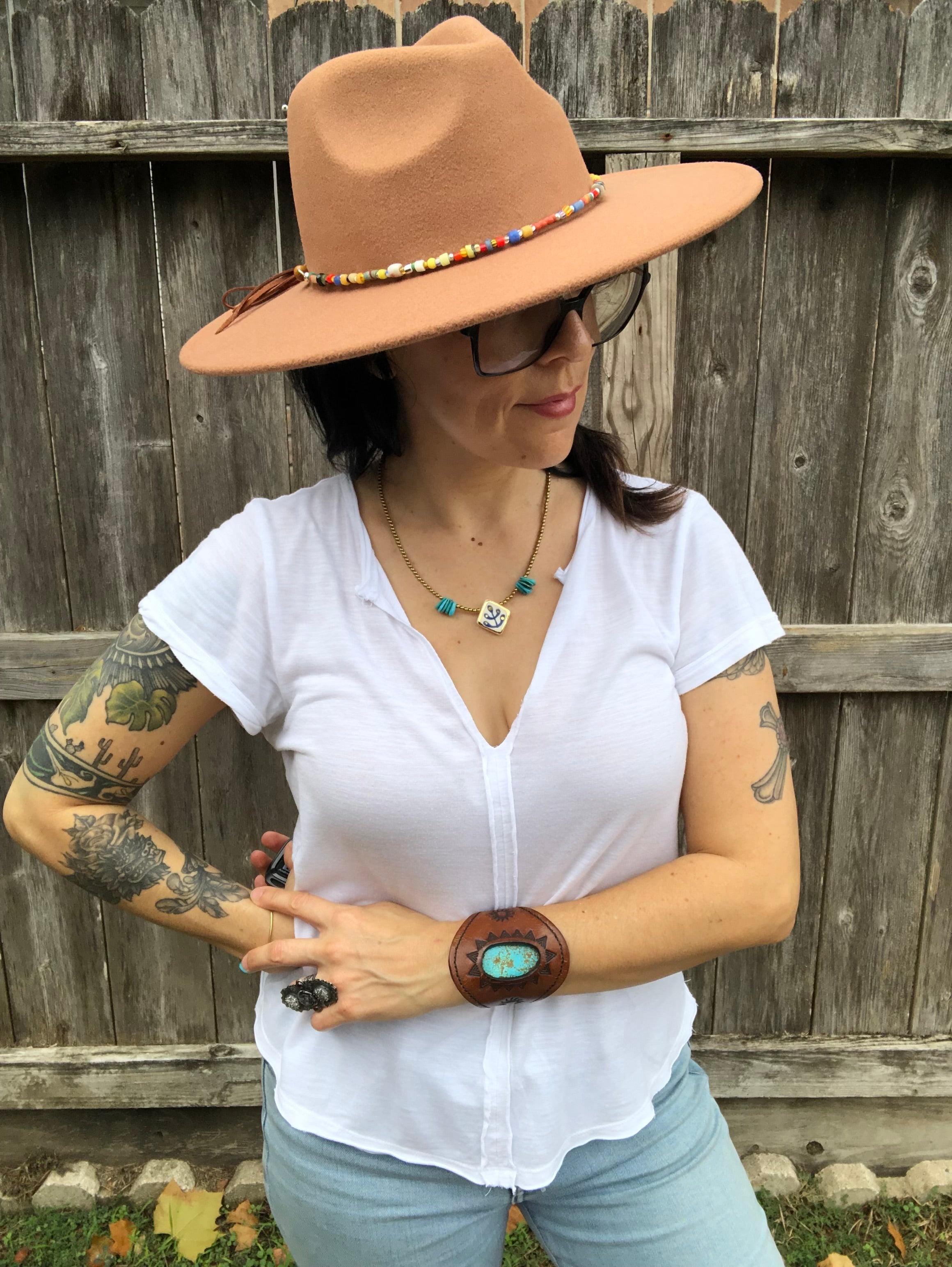 Rainbow Beaded Hatband-zoom-2