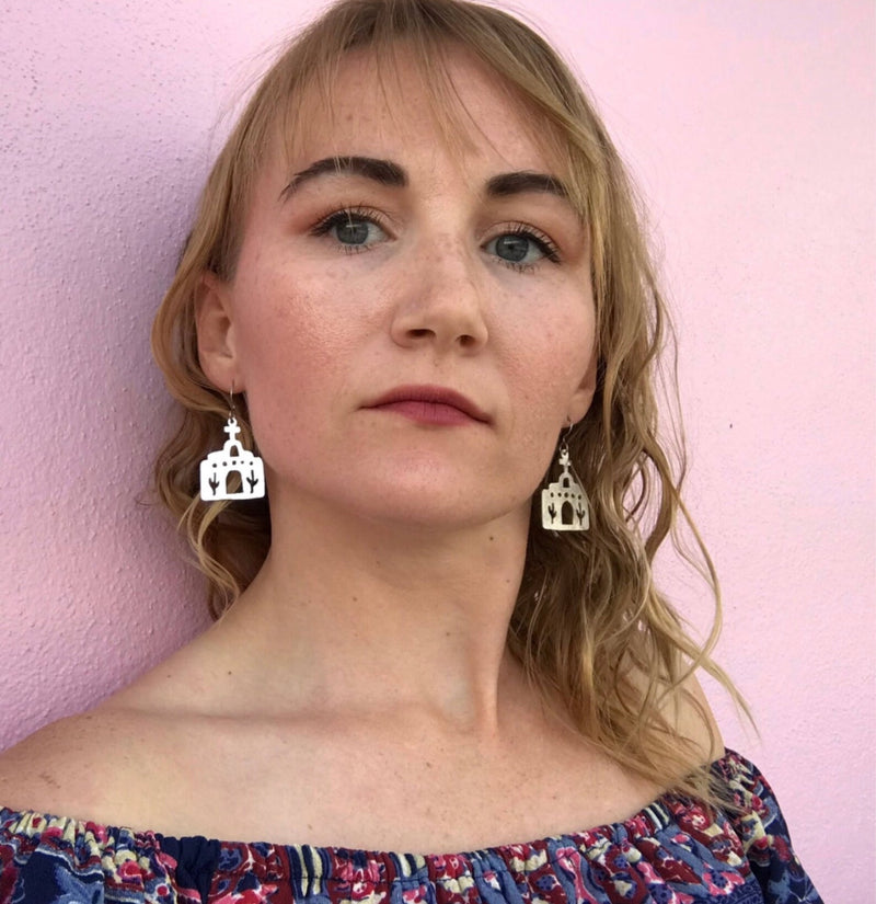 Saguaro Mission Earrings-zoom-