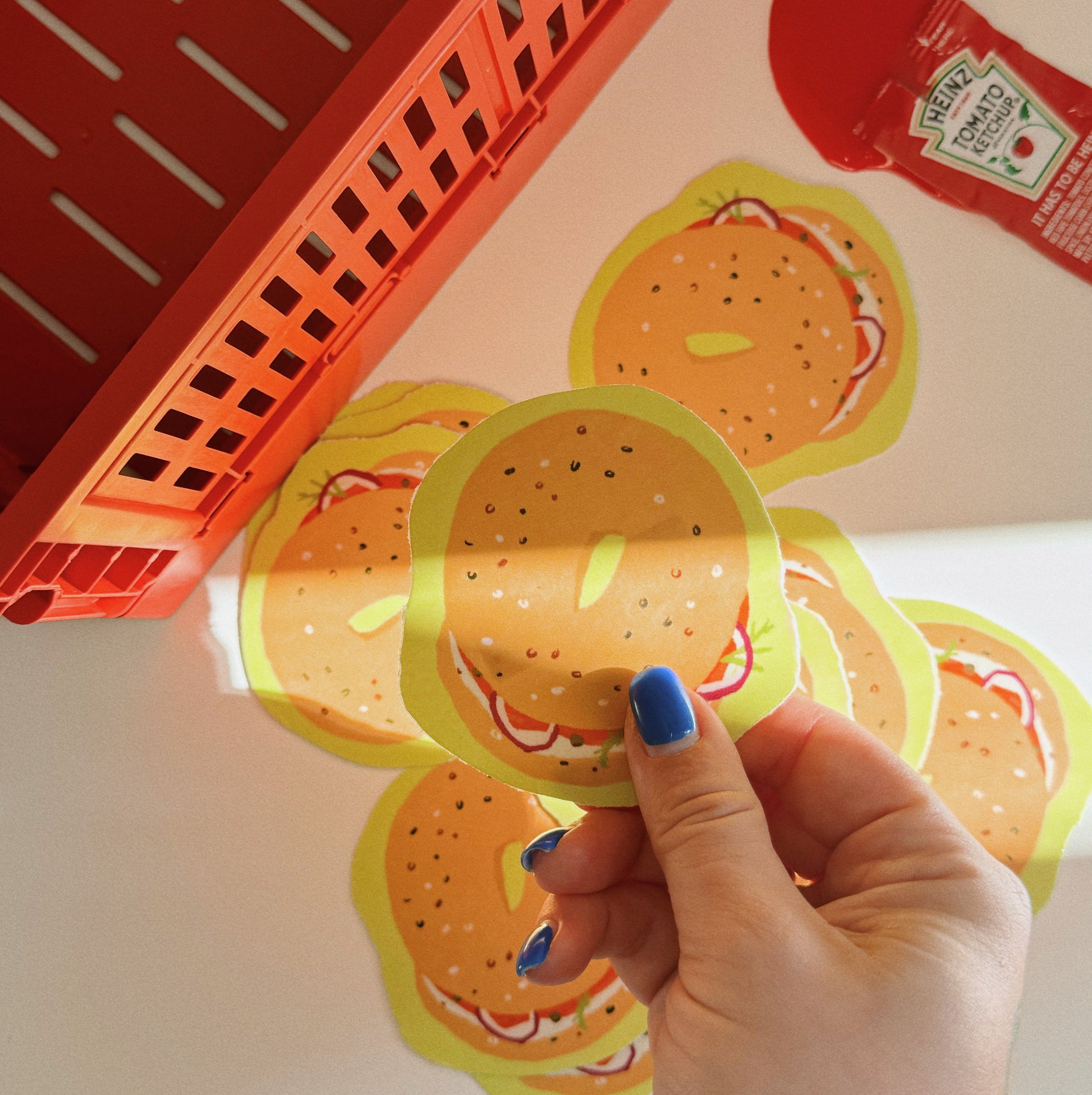 Lox Bagel Vinyl Sticker-2