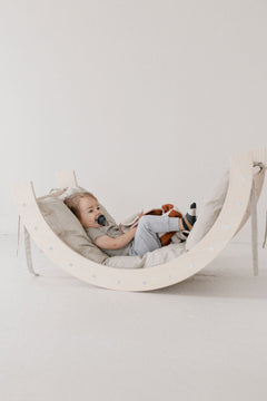 Wooden Arch Climber | Rocker & Tunnel Play Gym - Aware House