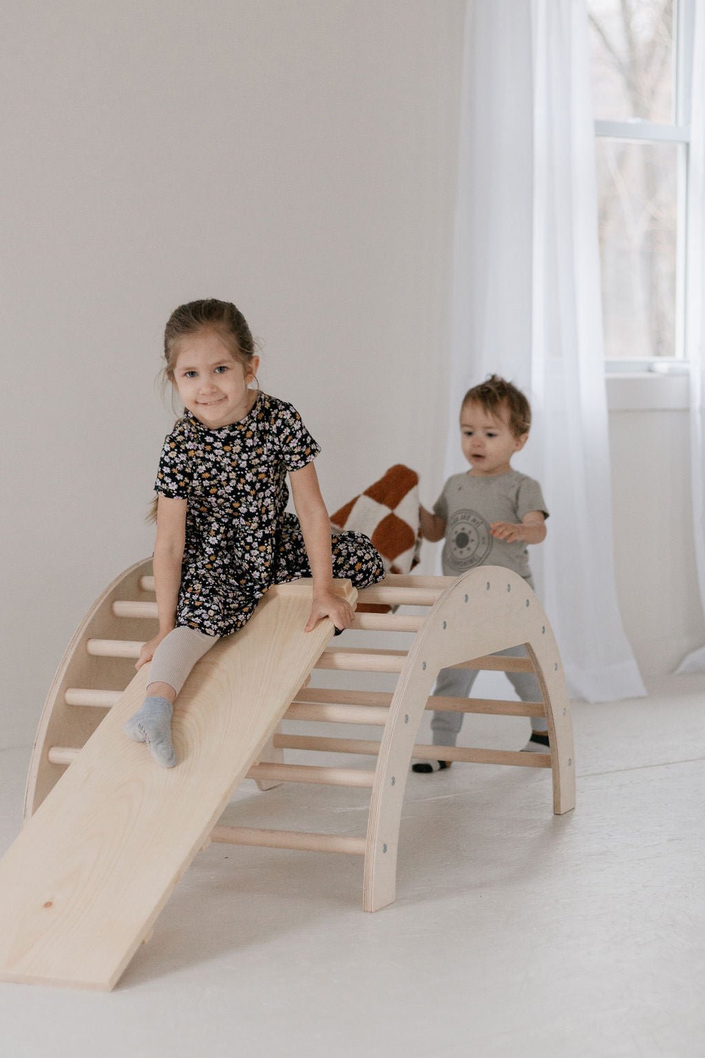 Arch Activity Gym Set | Montessori Climbing Arch & Play Set - Aware House