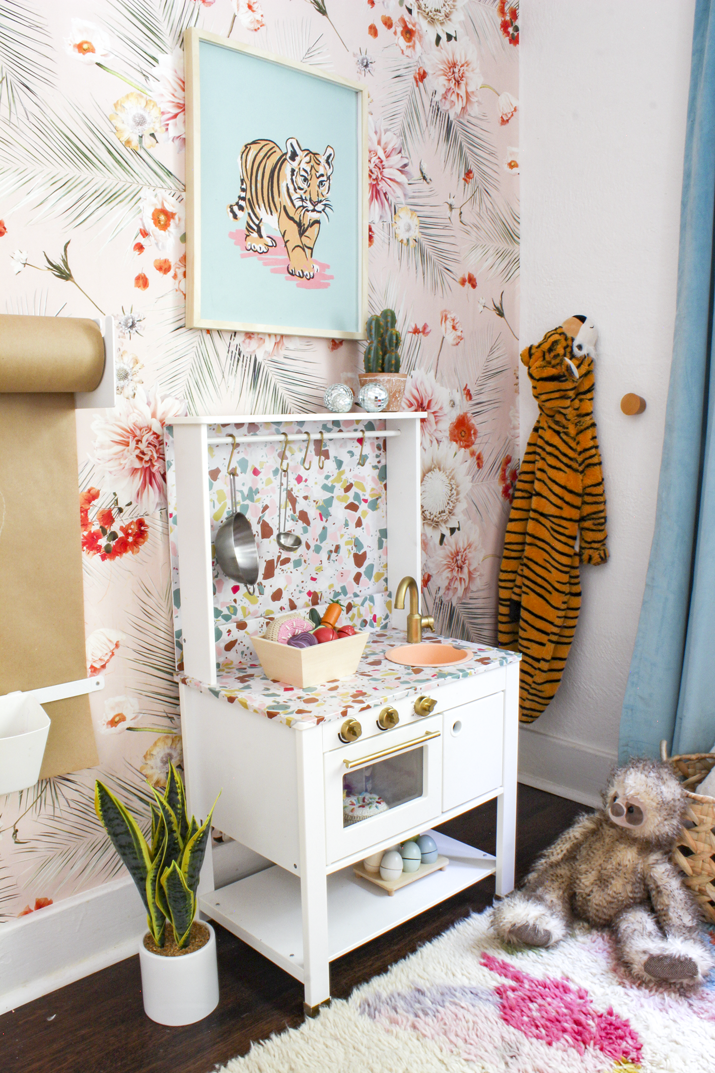 Palm Springs Wallpaper, peach-1