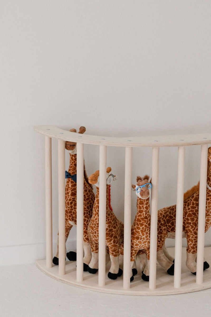 Wooden Arch Climber | Rocker & Tunnel Play Gym-zoom-