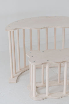 Cloud Bench | Wooden Kids Bench & Stool - Aware House