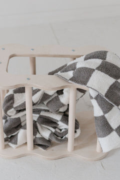 Cloud Bench | Wooden Kids Bench & Stool - Aware House