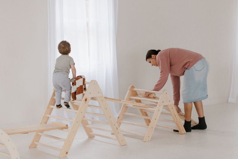 Climbing Triangles & Arch Sets | Montessori Indoor Climber-zoom-