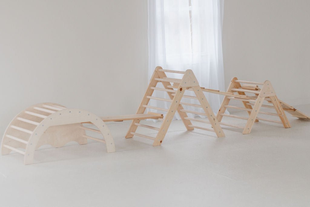 Climbing Triangles & Arch Sets | Montessori Indoor Climber - Aware House