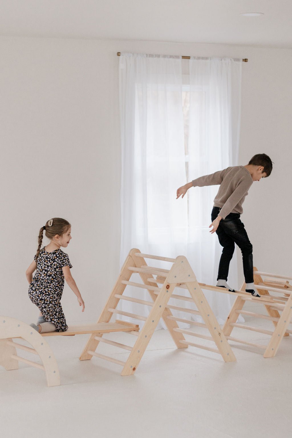 Climbing Triangles & Arch Sets | Montessori Indoor Climber - Aware House