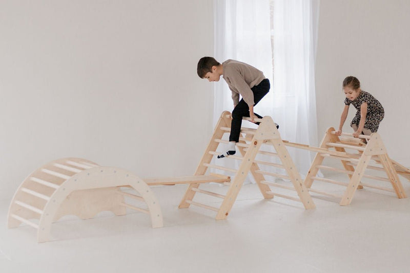 Climbing Triangles & Arch Sets | Montessori Indoor Climber-zoom-