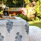 Firozi Linen Table Runner