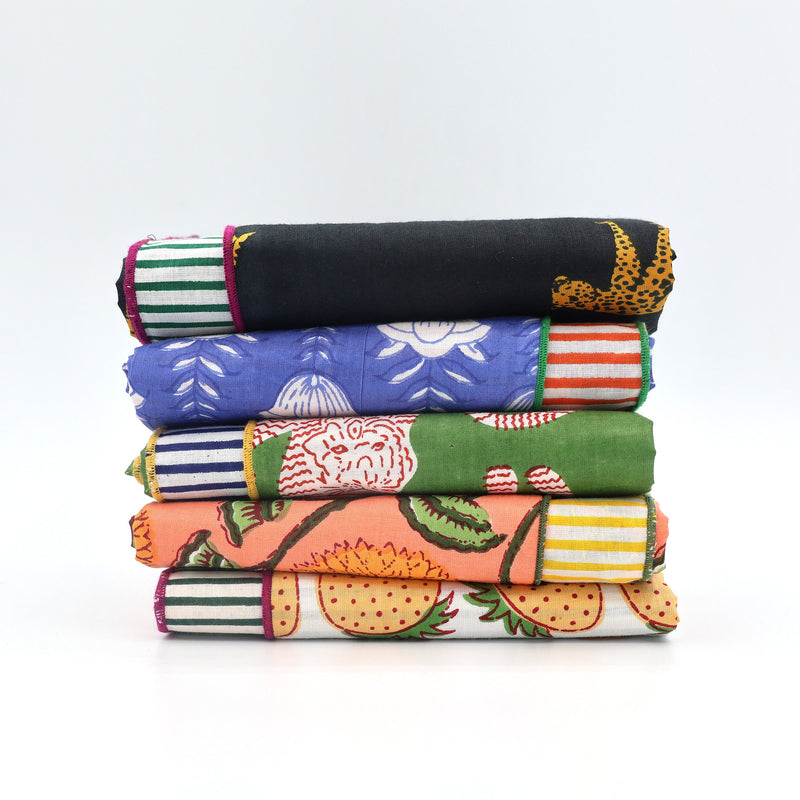 Reversible Dog Bandana | Braids & Half-Moons-zoom-