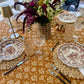 Laurel Tablecloth in Goldenrod