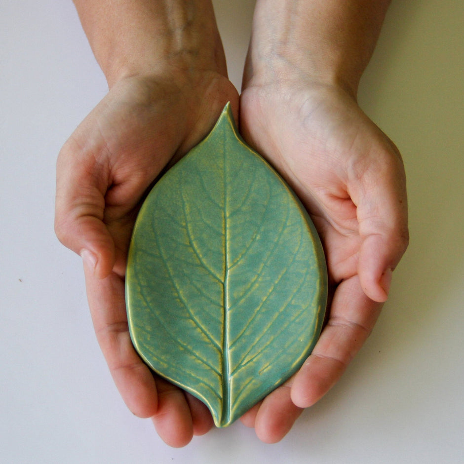 Small Leaf Dish - Aware House - prodigalpottery -