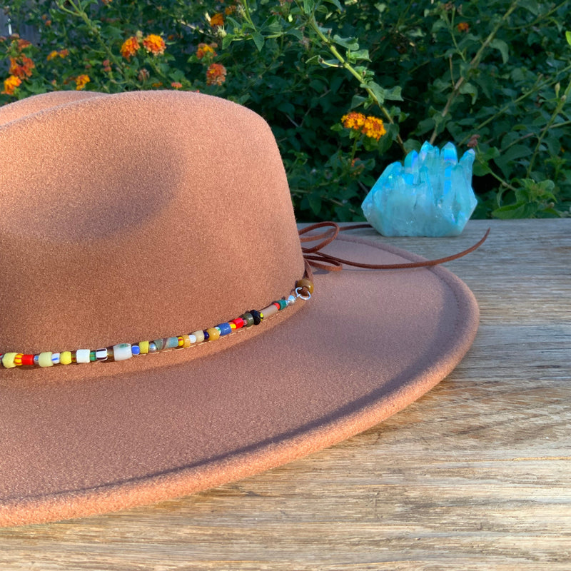 Rainbow Beaded Hatband-zoom-