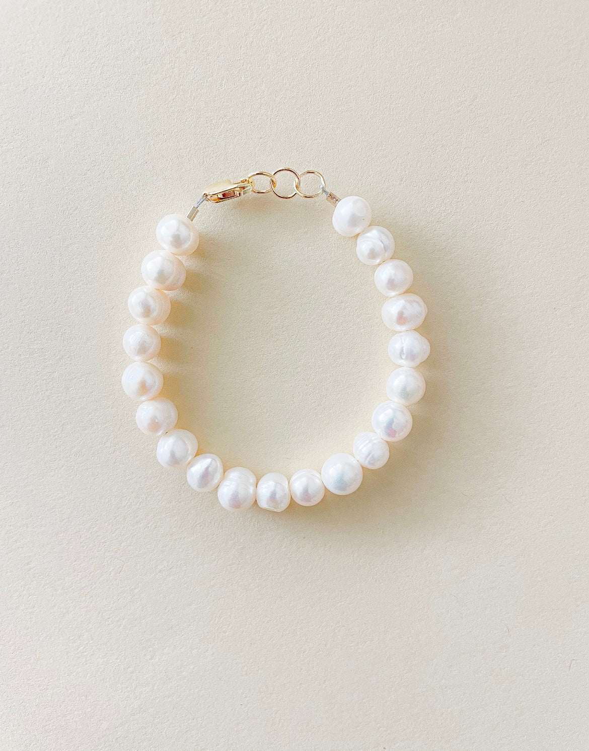 Gold-Filled Freshwater Pearl Baby Bracelet