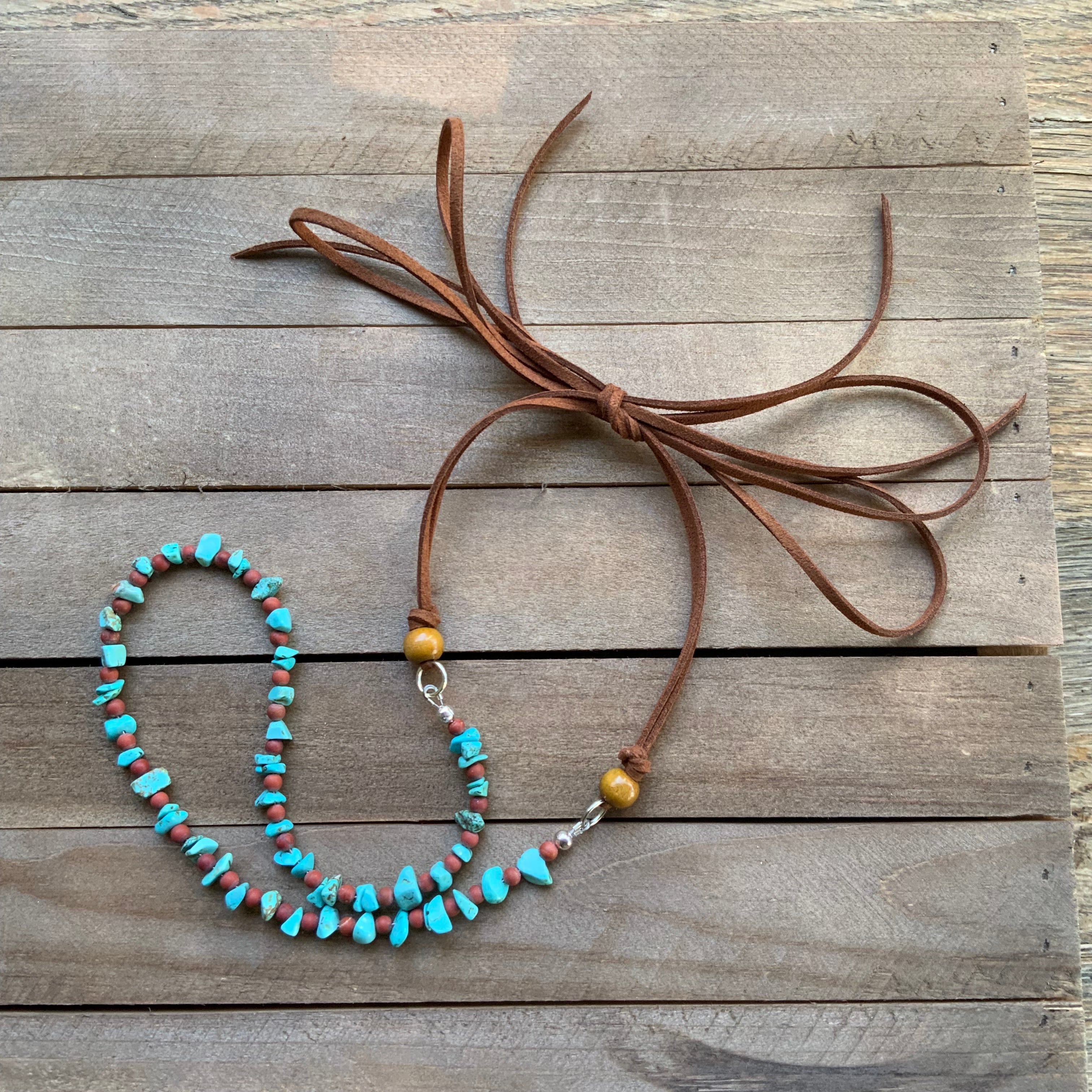 Turquoise bead Hat band-zoom-4
