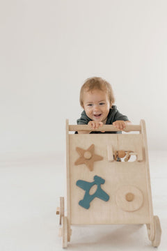 Wooden Activity Walker | Baby Push Walker Toy - Aware House