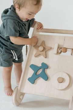 Wooden Activity Walker | Baby Push Walker Toy - Aware House