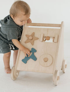 Wooden Activity Walker | Baby Push Walker Toy - Aware House