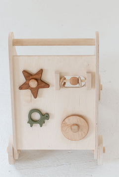 Wooden Activity Walker | Baby Push Walker Toy - Aware House