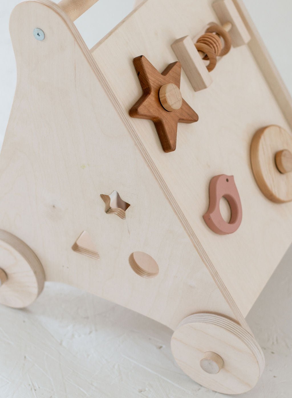 Wooden Activity Walker | Baby Push Walker Toy - Aware House