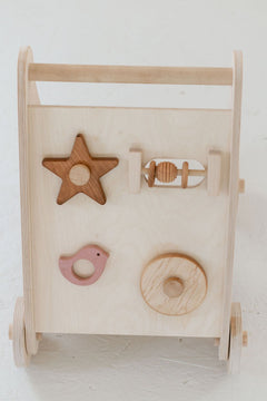 Wooden Activity Walker | Baby Push Walker Toy - Aware House