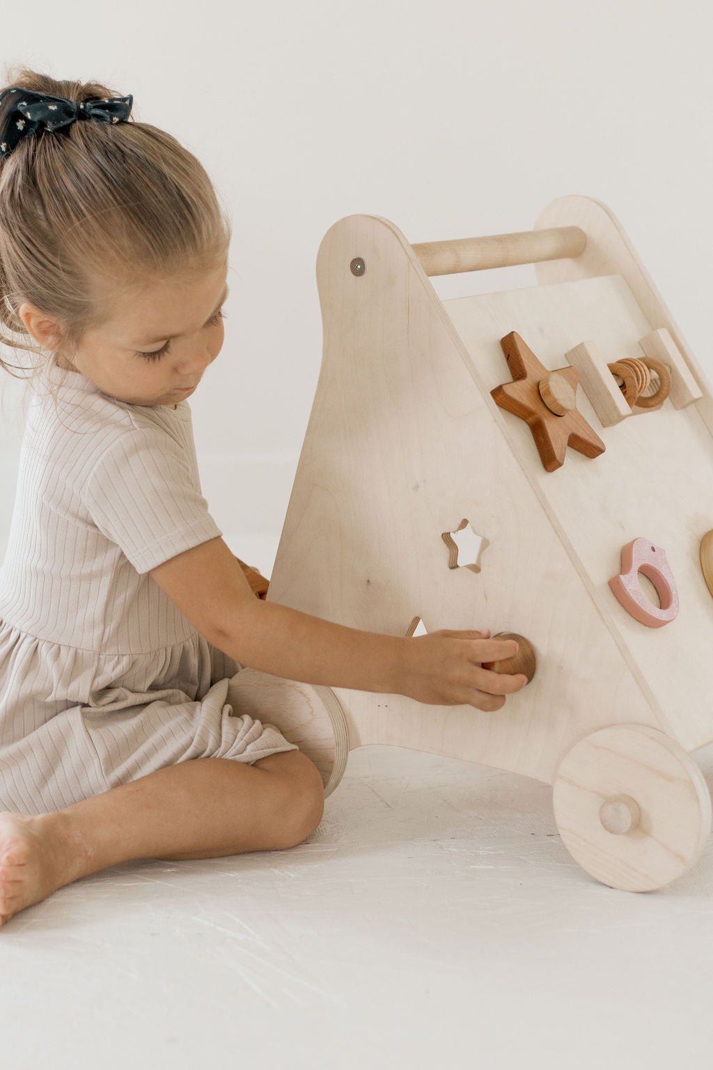 Wooden Activity Walker | Baby Push Walker Toy - Aware House