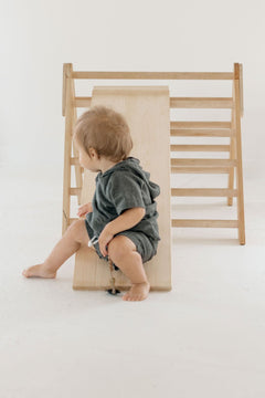 Small Wooden Climbing Triangle | Toddler Climbing Toy - Aware House