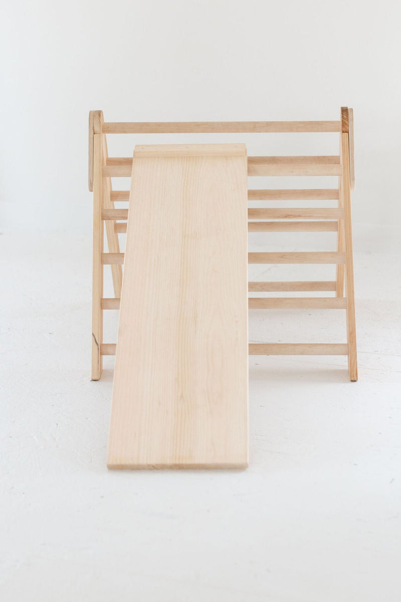 Small Wooden Climbing Triangle | Toddler Climbing Toy-zoom-