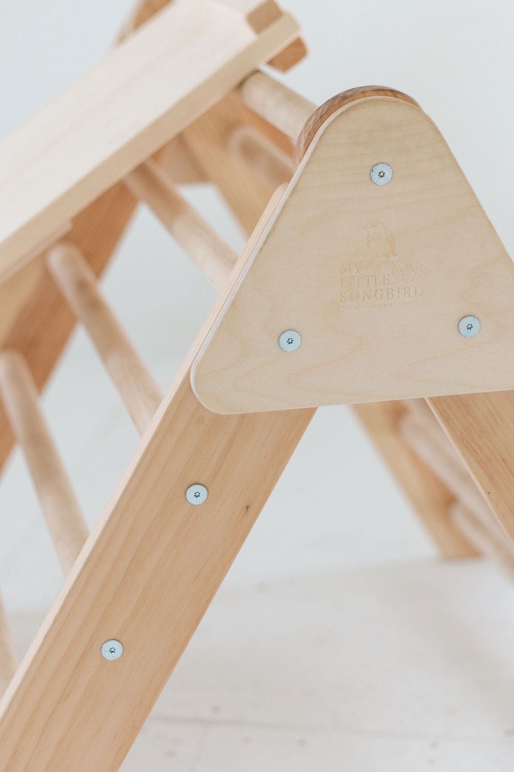 Small Wooden Climbing Triangle | Toddler Climbing Toy - Aware House