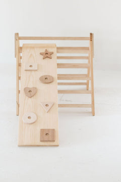 Small Wooden Climbing Triangle | Toddler Climbing Toy - Aware House