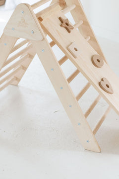 Large Wooden Climbing Triangle | Toddler Climbing Toy - Aware House