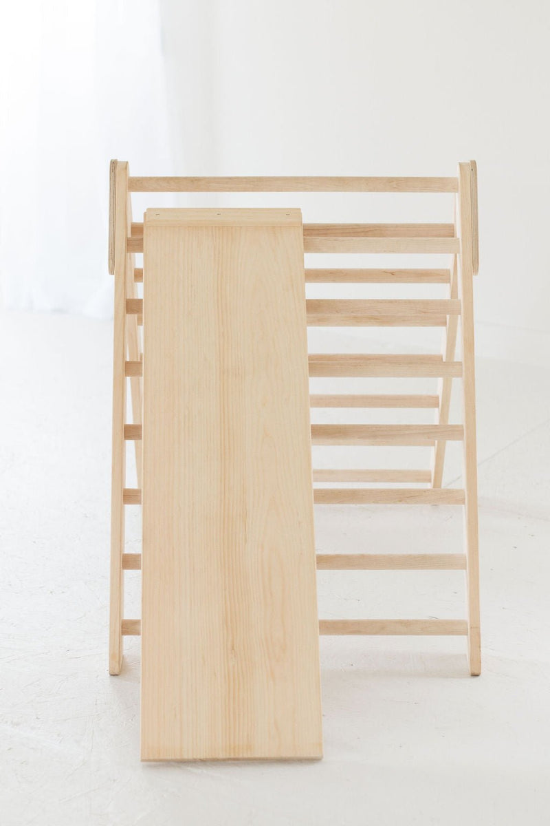 Large Wooden Climbing Triangle | Toddler Climbing Toy-zoom-