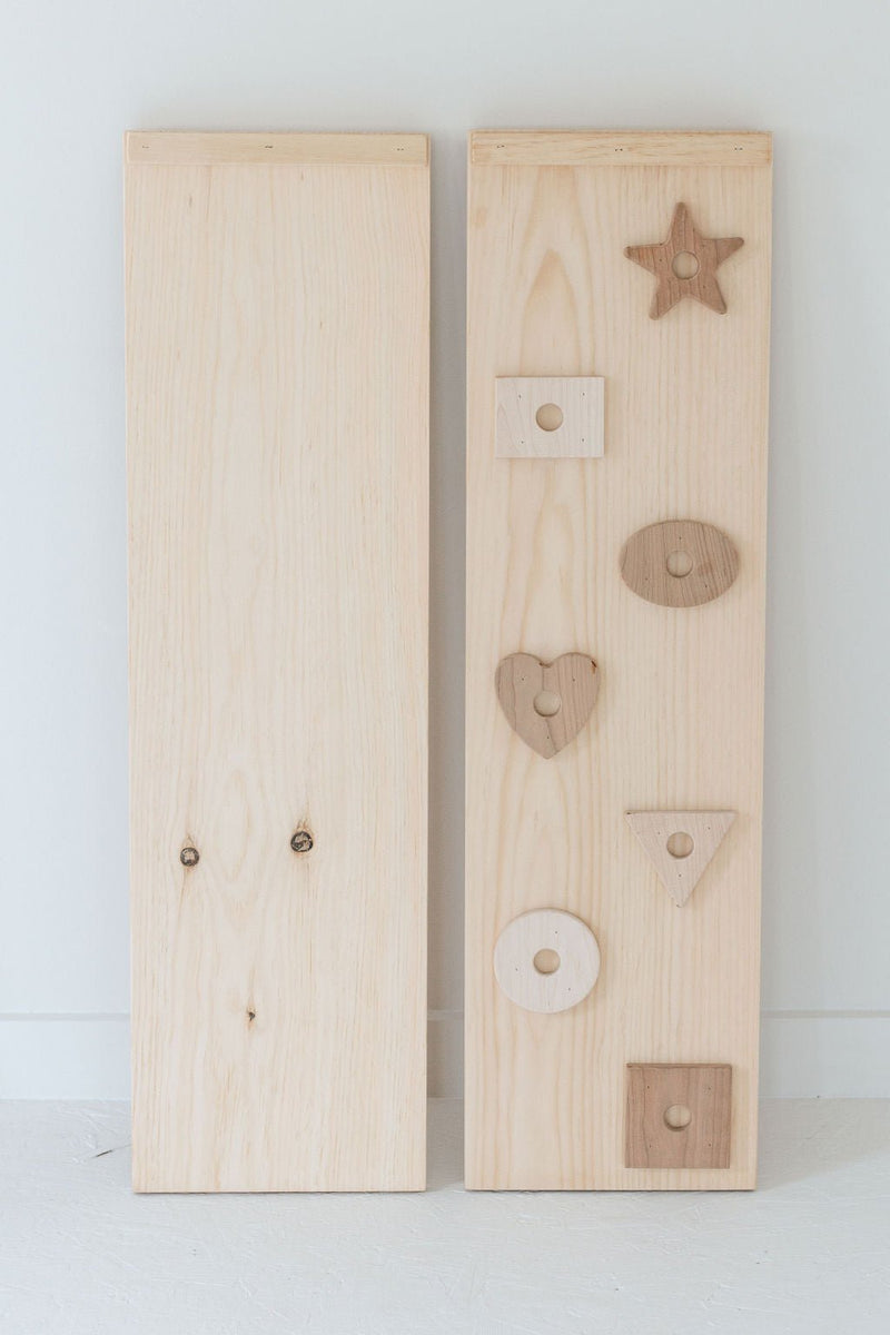 Large Wooden Climbing Triangle | Toddler Climbing Toy-zoom-