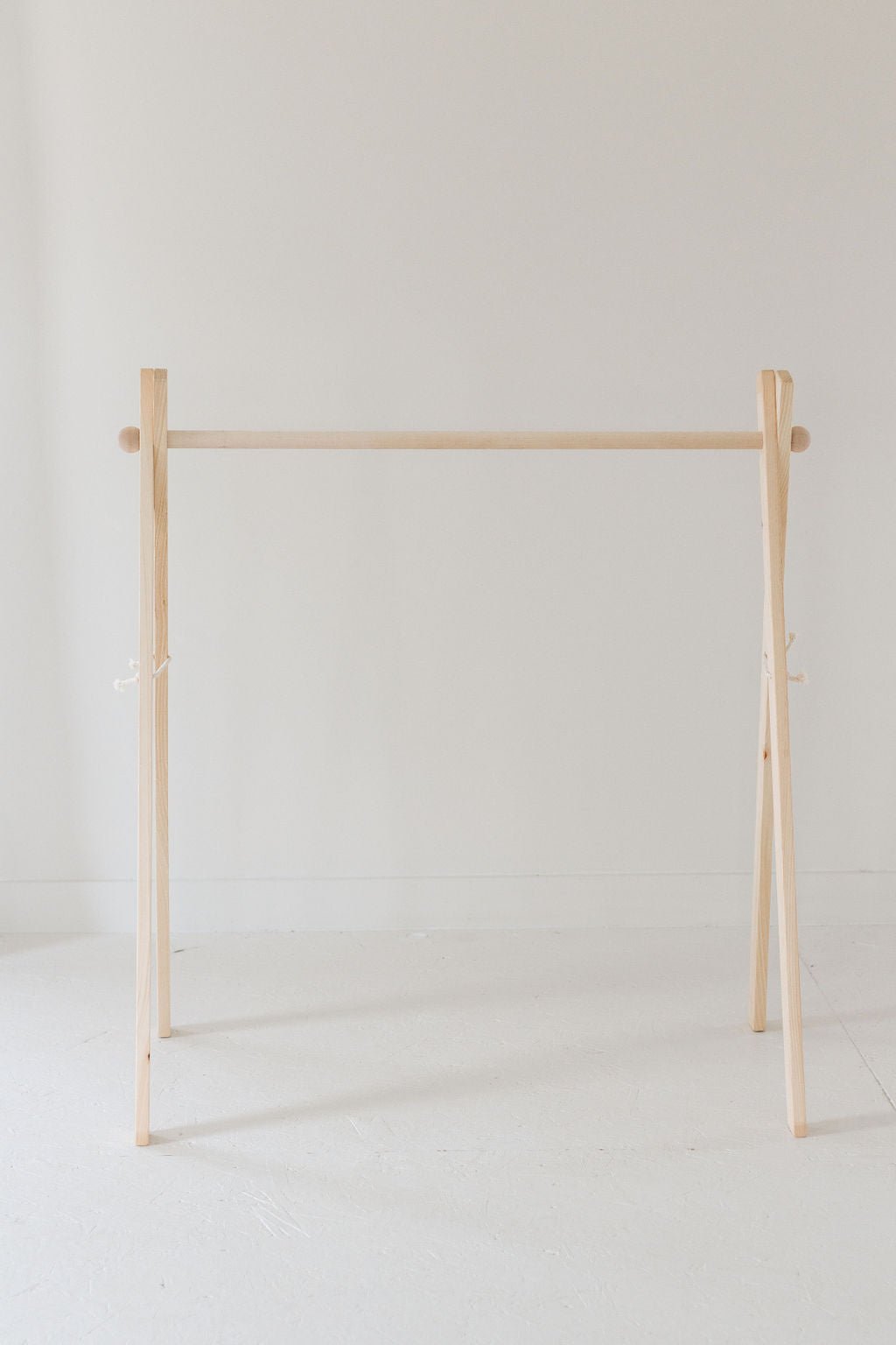 Wooden Toddler Clothing Rack | Montessori Dress Rack - Aware House
