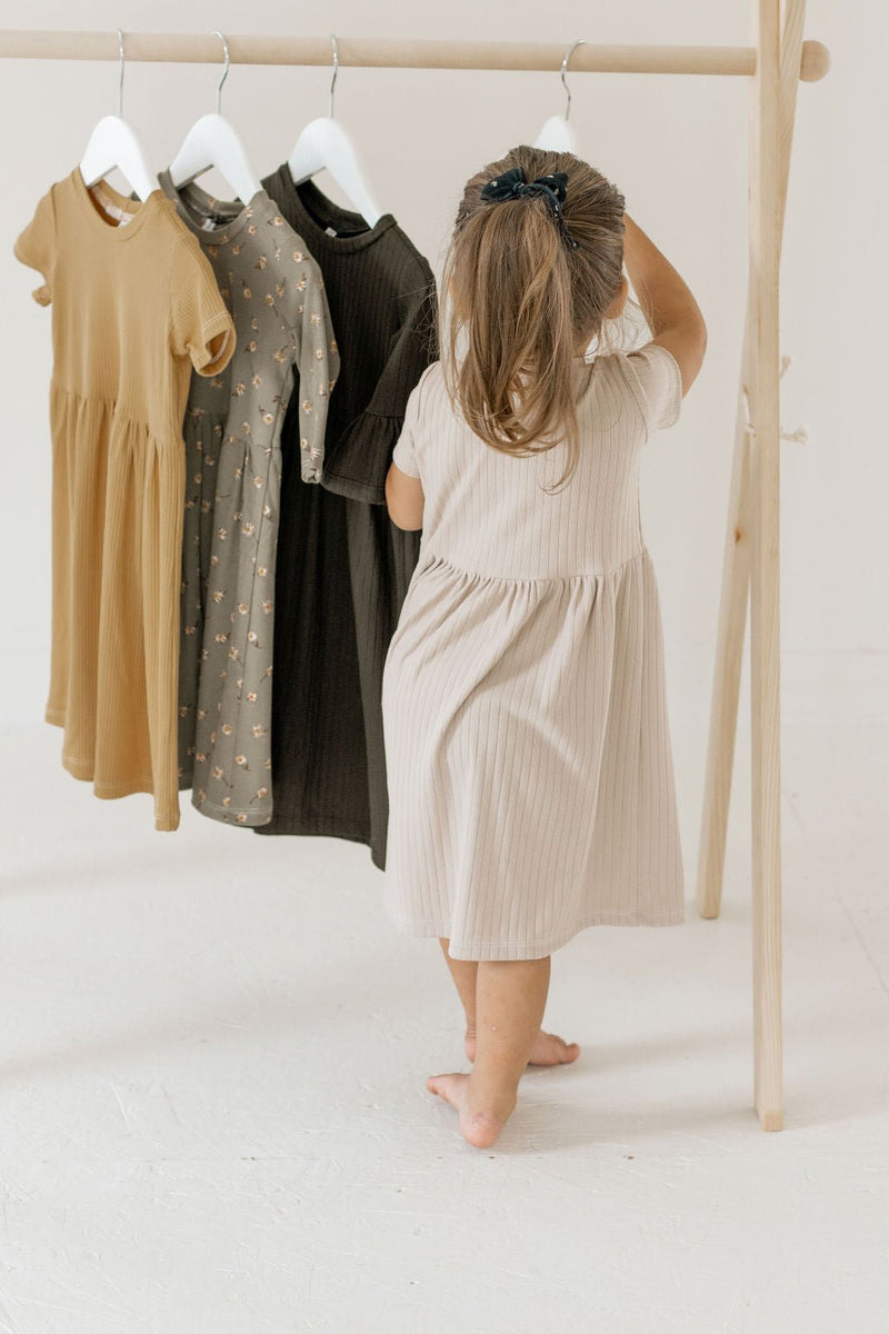 Wooden Toddler Clothing Rack | Montessori Dress Rack-zoom-