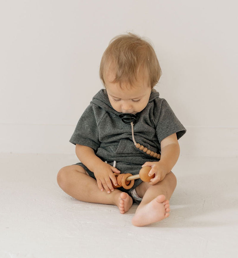 Wooden Baby Rattle | Maple Teething Toy-zoom-