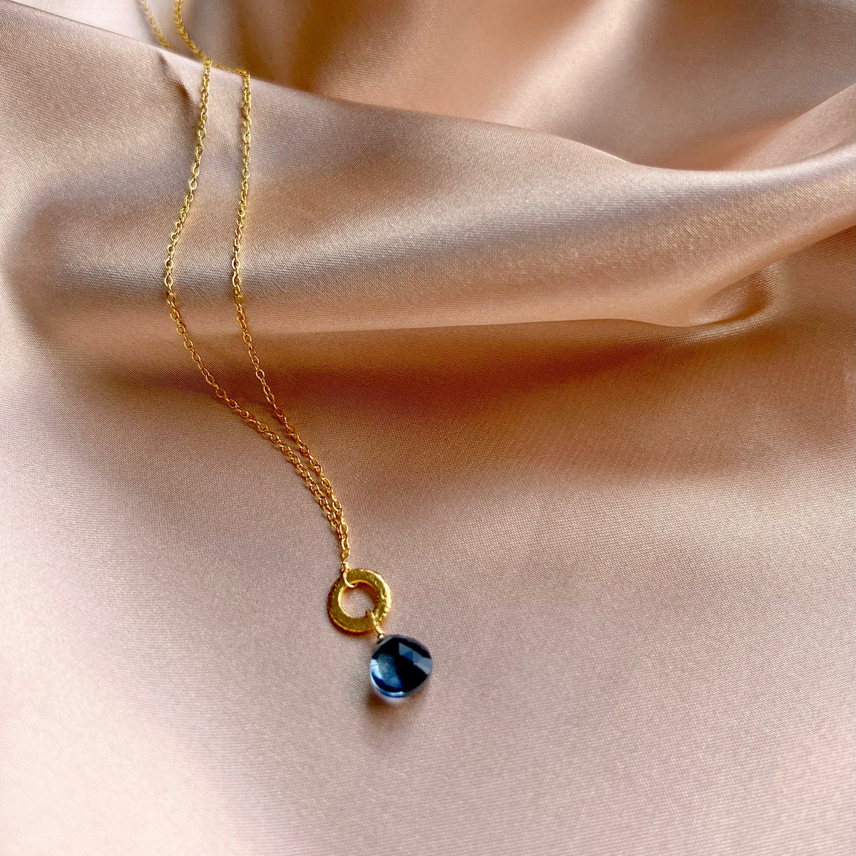 Amethyst Mini Layering Necklace-zoom-6