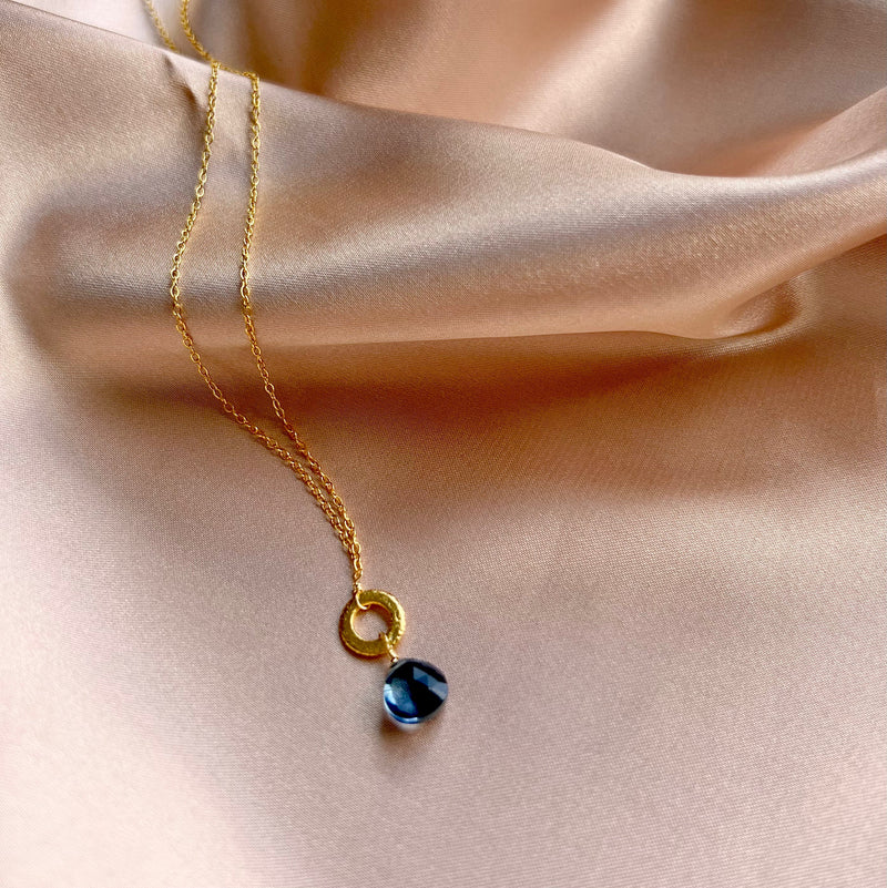 Amethyst Mini Layering Necklace-zoom-