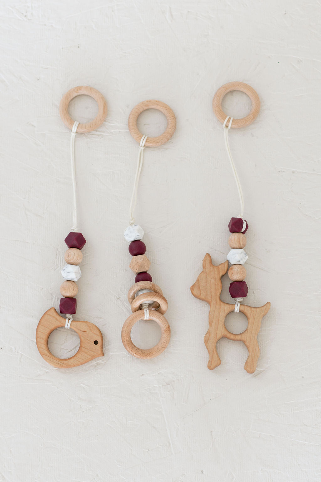 Classic Wine Baby Play Gym | Wooden Activity Gym