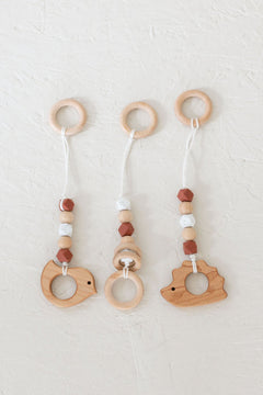 Classic Hanging Baby Gym Toys | Wooden Activity Toy Set - Aware House