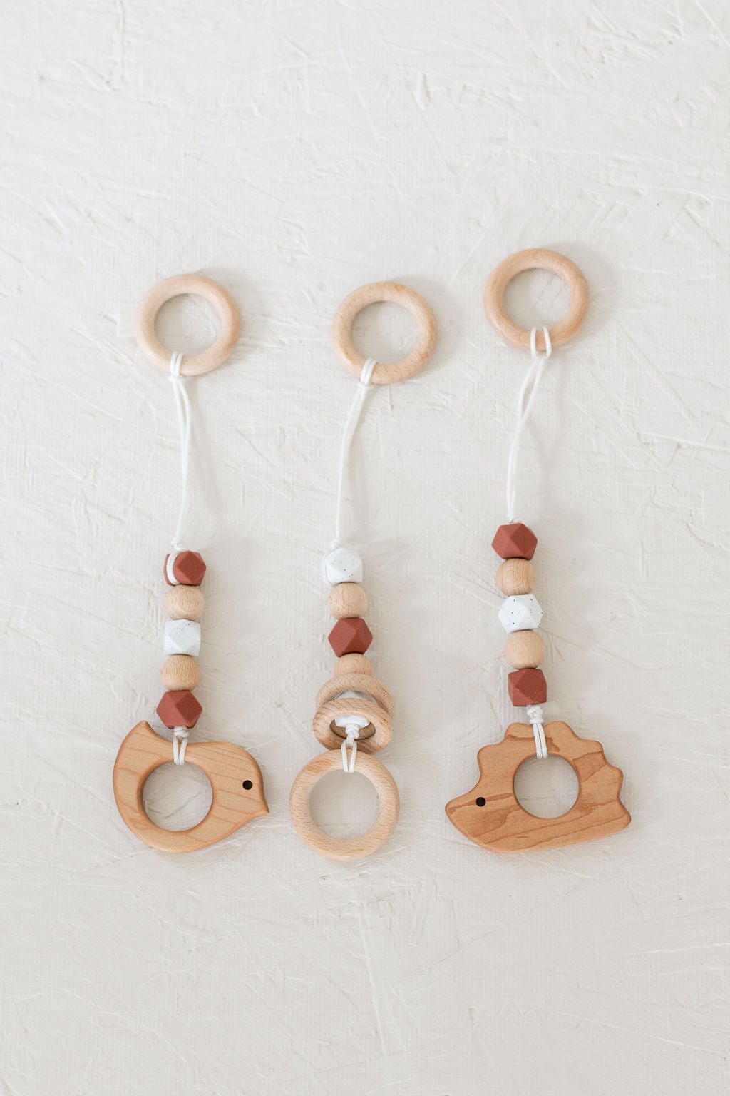 Classic Hanging Baby Gym Toys | Wooden Activity Toy Set - Aware House