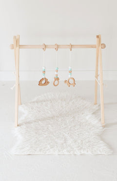 Mint Baby Play Gym | Wooden Activity Gym - Aware House