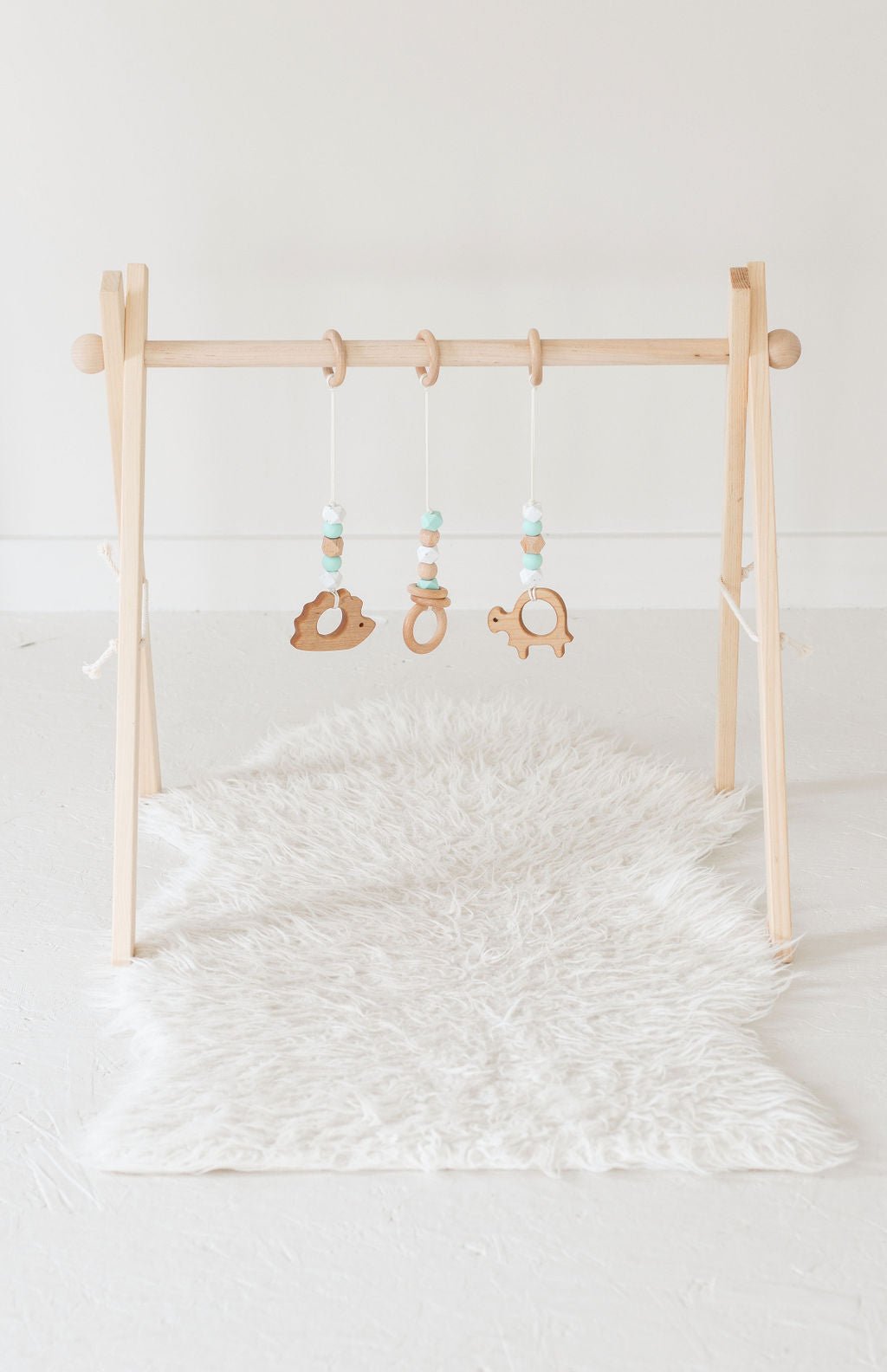 Mint Baby Play Gym | Wooden Activity Gym - Aware House