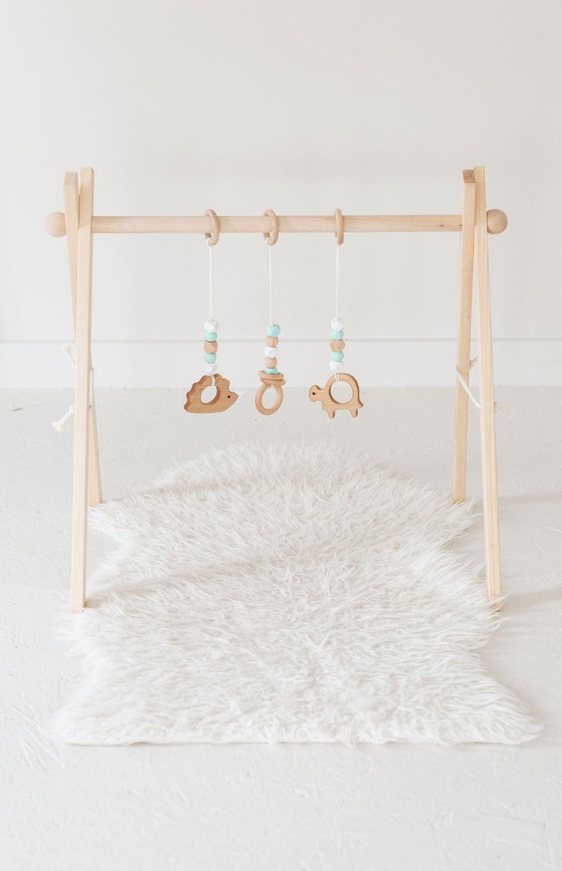 Mint Baby Play Gym | Wooden Activity Gym-zoom-
