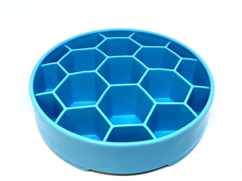 Honeycomb eBowl Deep Slow Feeder Dog Bowl-zoom-